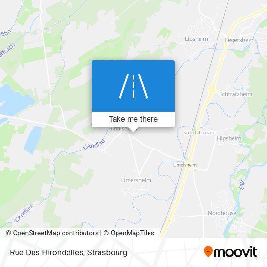 Rue Des Hirondelles map