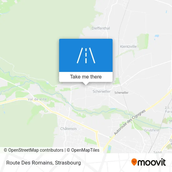 Route Des Romains map