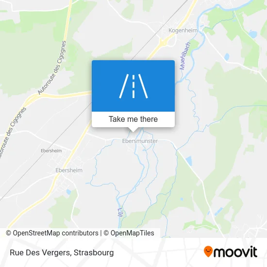 Rue Des Vergers map