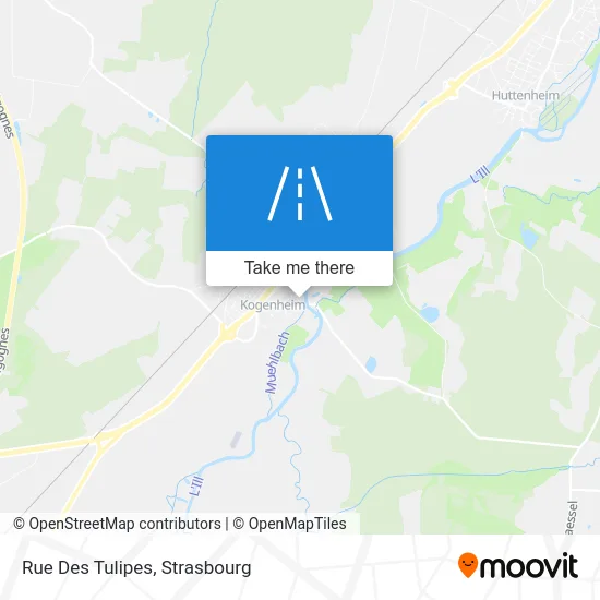 Rue Des Tulipes map