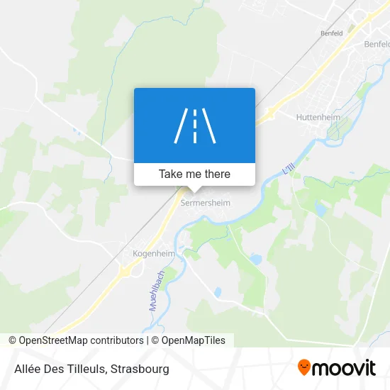 Allée Des Tilleuls map