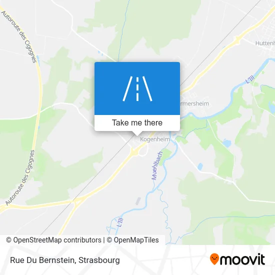 Rue Du Bernstein map