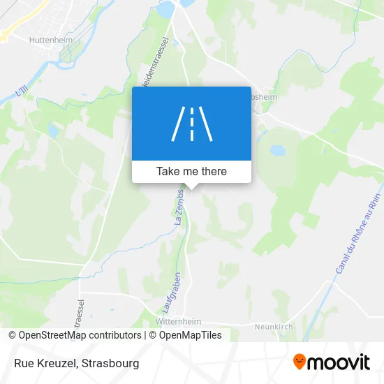 Rue Kreuzel map