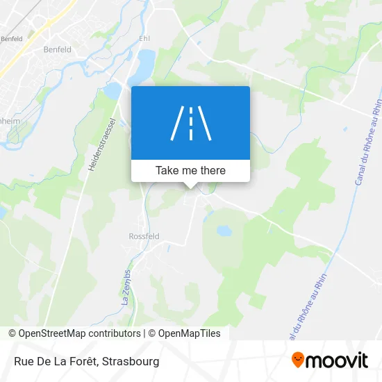 Rue De La Forêt map