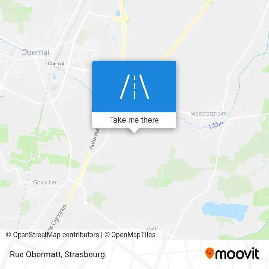 Rue Obermatt map
