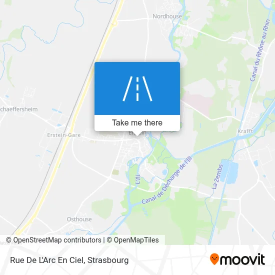 Rue De L'Arc En Ciel map