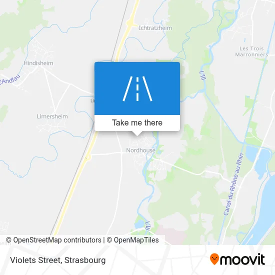 Rue Des Violettes map