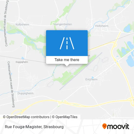 Rue Fouga-Magister map