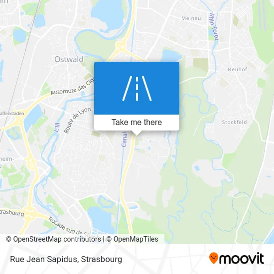 Rue Jean Sapidus map