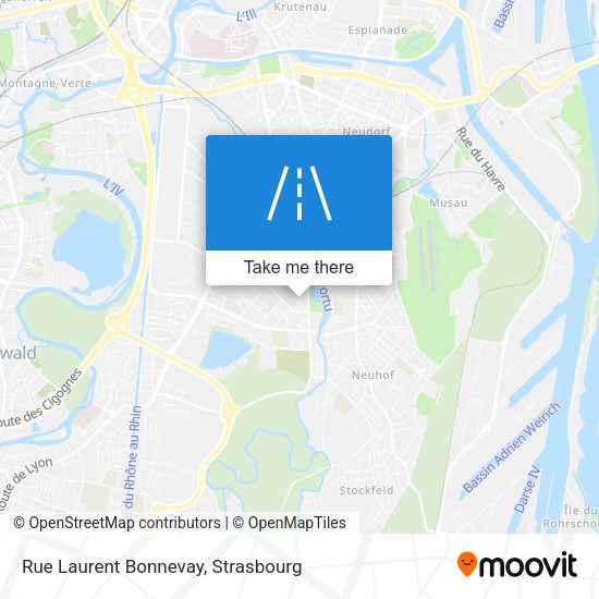 Rue Laurent Bonnevay map
