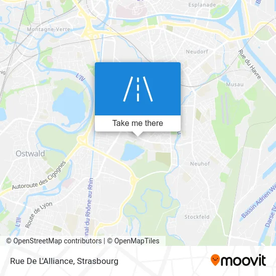 Rue De L'Alliance map