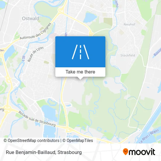 Rue Benjamin-Baillaud map