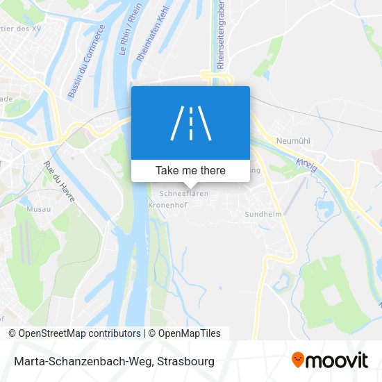 Marta-Schanzenbach-Weg map