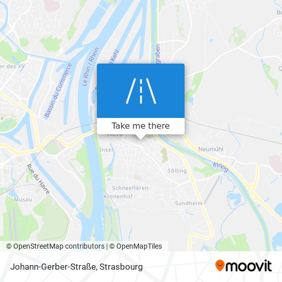 Johann-Gerber-Straße map