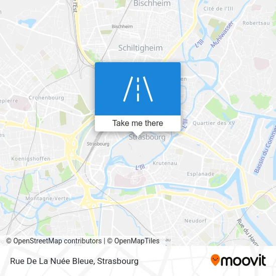 Rue De La Nuée Bleue map