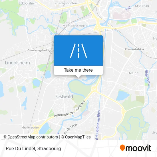 Rue Du Lindel map