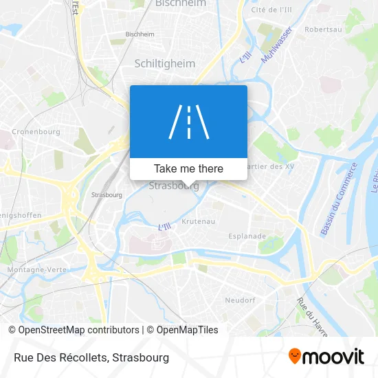 Rue Des Récollets map