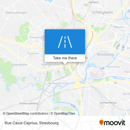 Rue Caius Caprius map