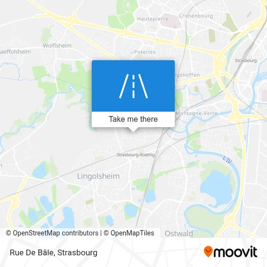 Rue De Bâle map