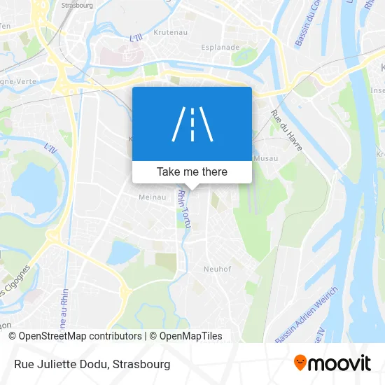Rue Juliette Dodu map