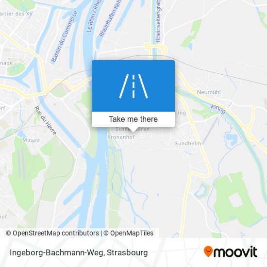 Ingeborg-Bachmann-Weg map