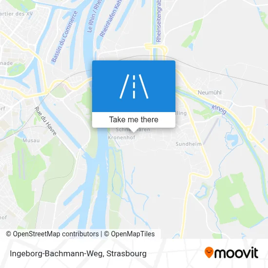 Ingeborg-Bachmann-Weg map