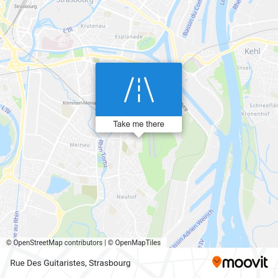 Rue Des Guitaristes map