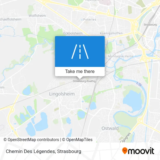 Chemin Des Légendes map