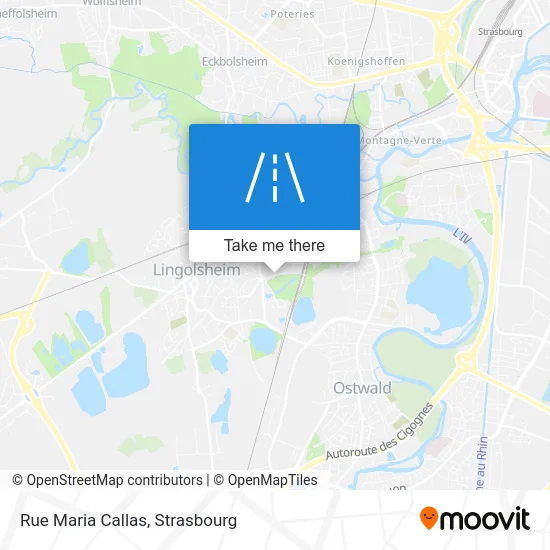 Rue Maria Callas map