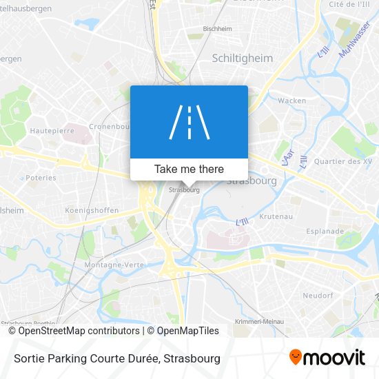 Sortie Parking Courte Durée map