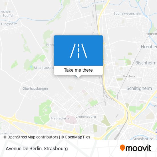 Avenue De Berlin map