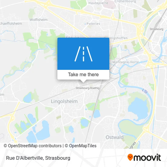 Rue D'Albertville map