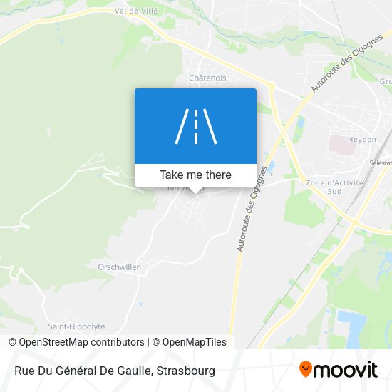 Rue Du Général De Gaulle map