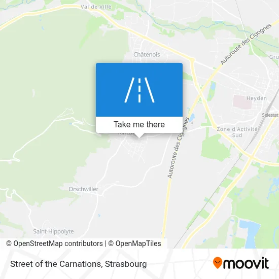 Rue Des Oeillets map