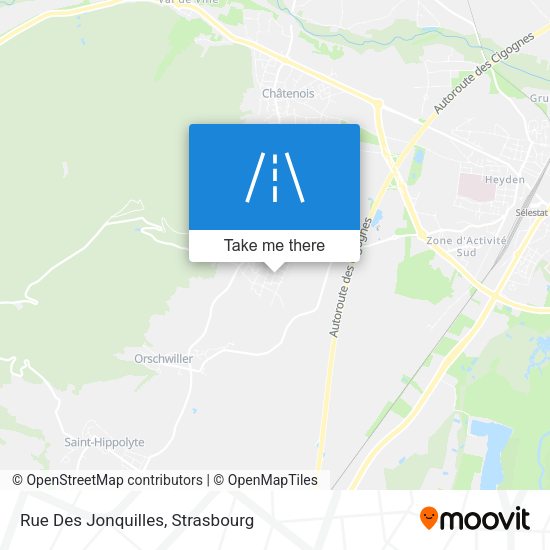 Rue Des Jonquilles map