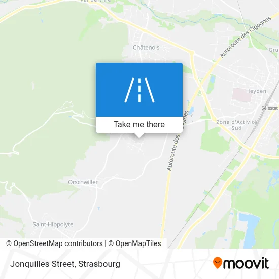 Rue Des Jonquilles map