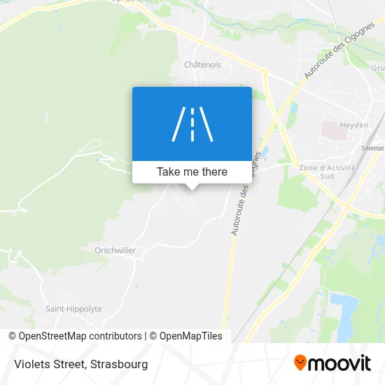 Rue Des Violettes map