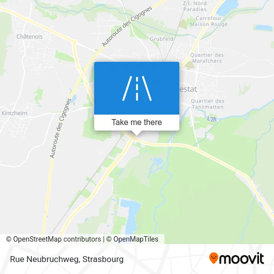 Rue Neubruchweg map