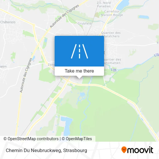 Chemin Du Neubruckweg map