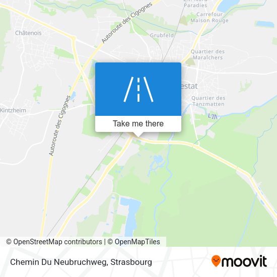 Chemin Du Neubruchweg map