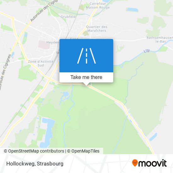 Hollockweg map