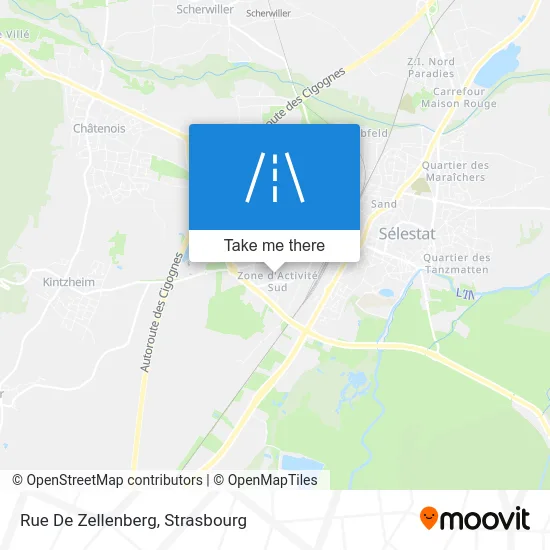 Rue De Zellenberg map
