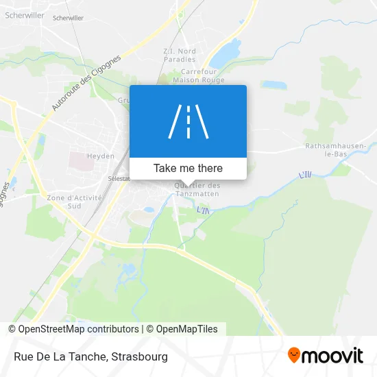 Rue De La Tanche map
