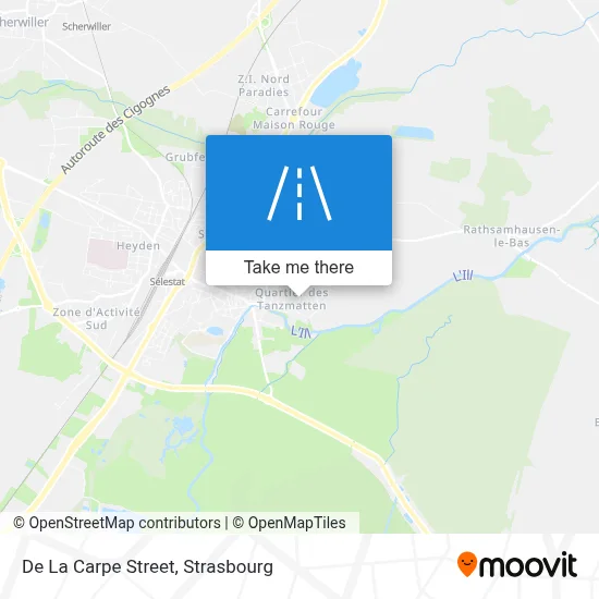 Rue De La Carpe map