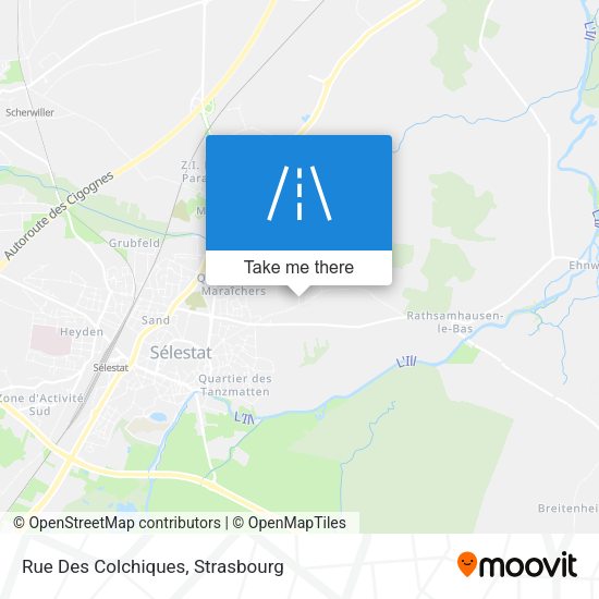 Rue Des Colchiques map