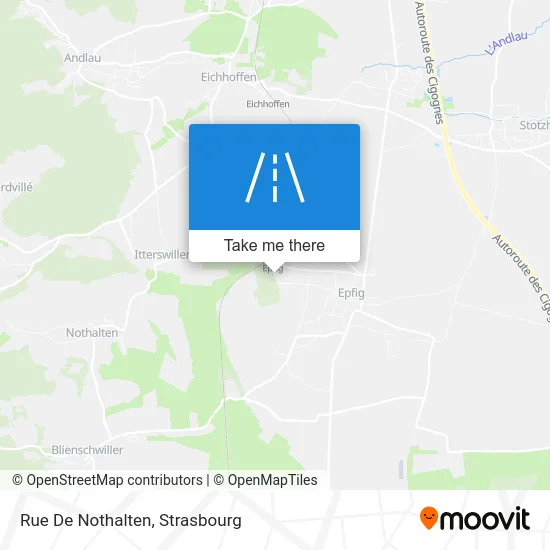 Rue De Nothalten map