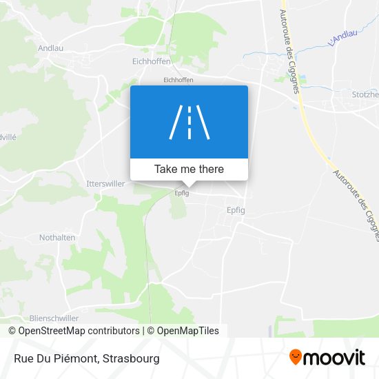 Rue Du Piémont map