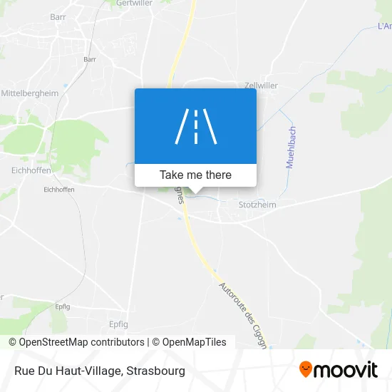 Rue Du Haut-Village map