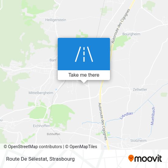 Route De Sélestat map