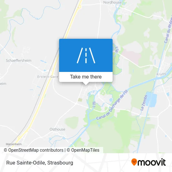 Rue Sainte-Odile map